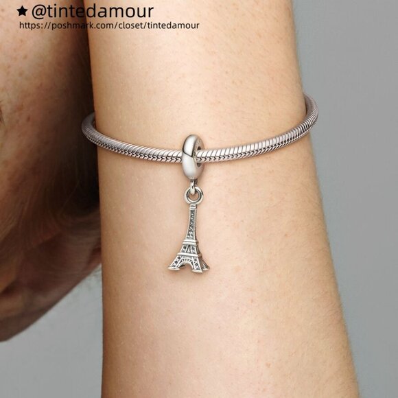 Pandora Paris Eiffel Tower Dangle Charm - Picture 2 of 2